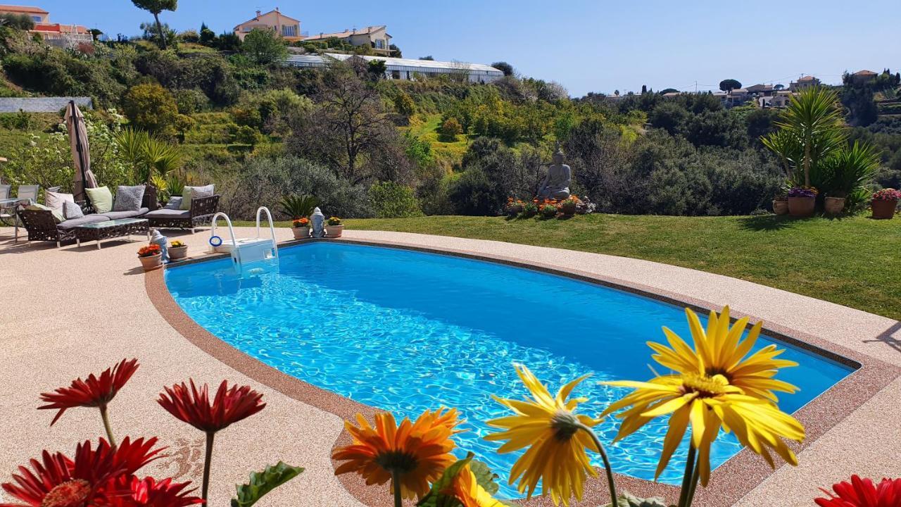 Studio-Mezzanine Dans Villa Cagnes-sur-Mer Buitenkant foto